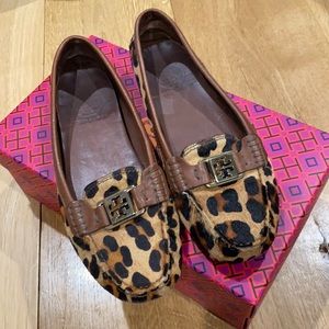 Tory Burch Leopard Print Loafers
